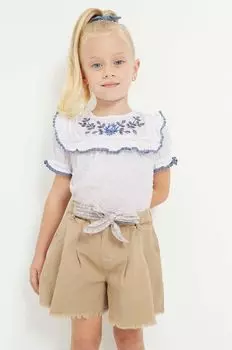 Детские шорты Mayoral, бежевый