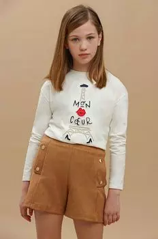 Детские шорты Mayoral, бежевый