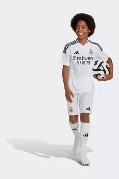 Детские шорты Real Madrid 24/25 для дома Adidas, белый