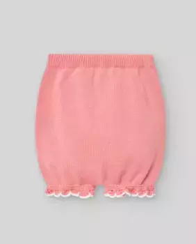 Детские шорты с контрастной волнистой отделкой Ras PAZ Rodrguez, цвет Salmn
