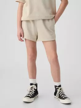 Детские шорты с логотипом Gap, бежевый