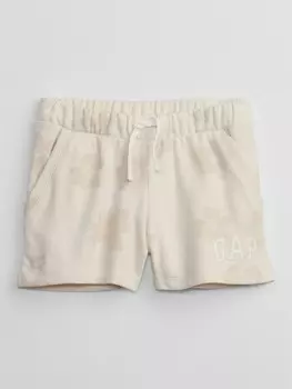 Детские шорты с логотипом Gap, бежевый