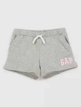 Детские шорты с логотипом Gap, серый