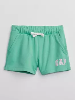 Детские шорты с логотипом Gap, зеленый