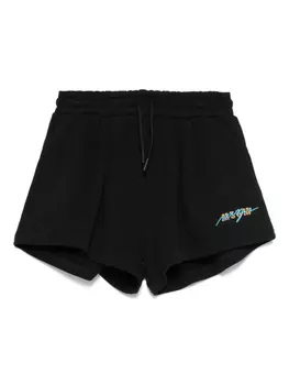 Детские шорты с логотипом MSGM MSGM Kids, черный