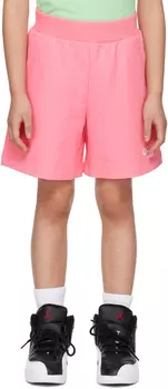 Детские шорты с розовым сердечком и логотипом GCDS Kids