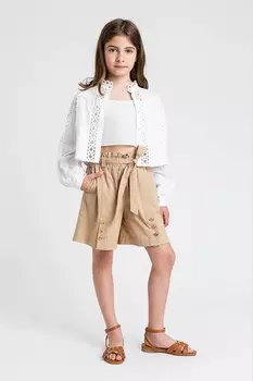 Детские шорты Twinset, бежевый