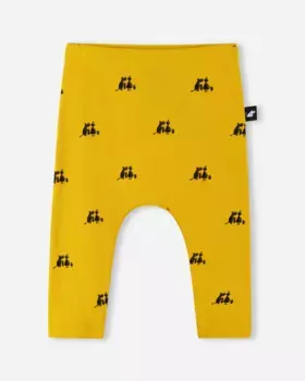 Детские штанишки из органического хлопка Moomin Stegvis Reima, цвет Autumn Yellow