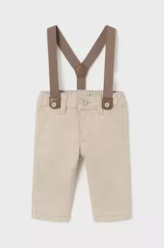 Детские штаны Mayoral Newborn, бежевый