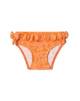 Детские штаны с оборками Kaos с принтом для девочек Tous, оранжевый