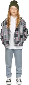 Детские синие брюки Horseferry Lounge Burberry