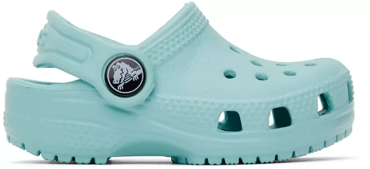 Детские синие классические сабо Crocs