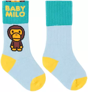 Детские синие носки Milo Baby BAPE