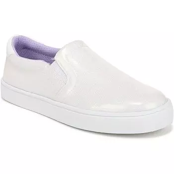 Детские слипоны Dr. Scholl's Madison, цвет White Faux Leather