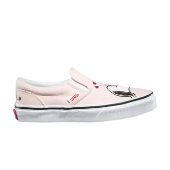 Детские слипоны Peanuts x Classic Vans, желто-коричневый