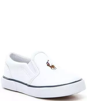 Детские слипоны Polo Ralph Lauren Bal Harbour (для младенцев), белый