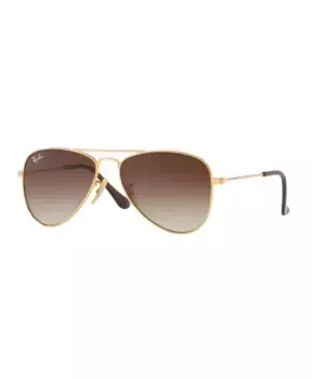Детские солнцезащитные очки авиаторы с градиентом Ray-Ban, желтый