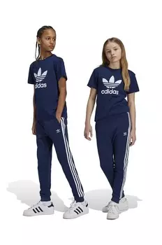 Детские спортивные брюки adidas Originals TREFOIL PANTS, темно-синий