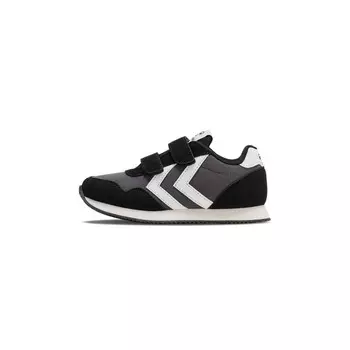 Детские спортивные кроссовки Reflex Double Multi Unisex Low с застежкой-липучкой HUMMEL, цвет schwarz