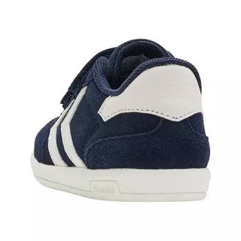 Детские спортивные кроссовки унисекс из замши Victory с застежкой-липучкой HUMMEL, цвет blau