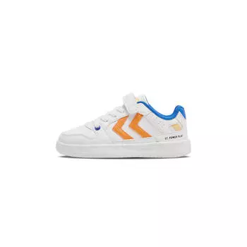 Детские спортивные кроссовки унисекс St. Power Play Low с застежкой-липучкой HUMMEL, цвет weiss