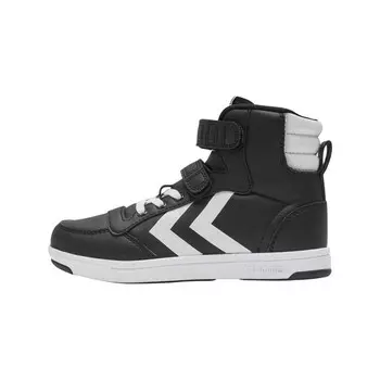 Детские спортивные кроссовки унисекс Stadil Light Quick High с застежкой-липучкой HUMMEL, цвет schwarz