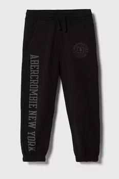 Детские спортивные штаны Abercrombie & Fitch, черный