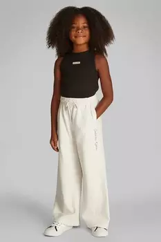 Детские спортивные штаны Calvin Klein Jeans, бежевый