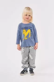 Детские спортивные штаны Freedom Bird Bobo Choses, серый