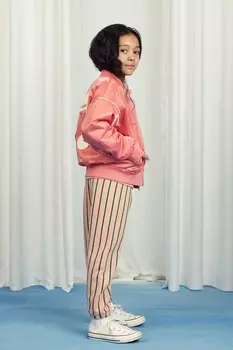 Детские спортивные штаны из хлопка Mini Rodini, оранжевый