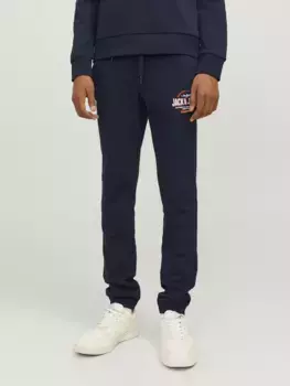 Детские спортивные штаны Jack & Jones "JPSTELOGO SEATPANTS 2COL 24/25 NOOS JNR" Jack & Jones Junior, синий