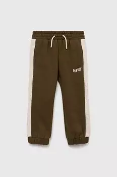 Детские спортивные штаны Levi's, зеленый