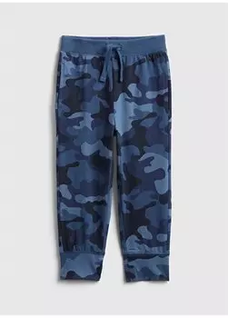 Детские спортивные штаны Normal Leg синего цвета 673732-A Gap, синий