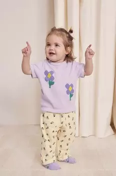 Детские спортивные штаны Pansy Flower Bobo Choses, желтый