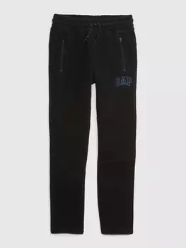 Детские спортивные штаны с логотипом Gap, черный