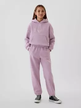 Детские спортивные штаны с логотипом Gap, фиолетовый