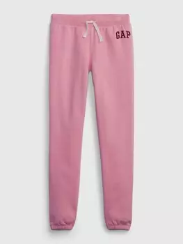 Детские спортивные штаны с логотипом Gap, розовый