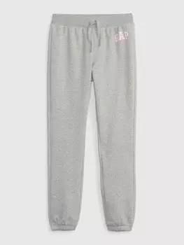 Детские спортивные штаны с логотипом Gap, серый