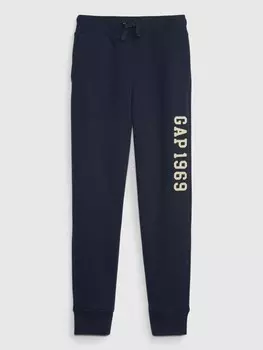 Детские спортивные штаны с логотипом Gap, синий