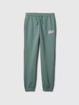 Детские спортивные штаны с логотипом Gap, зеленый