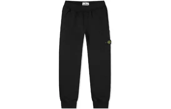 Детские спортивные штаны Stone Island трикотажные, черный