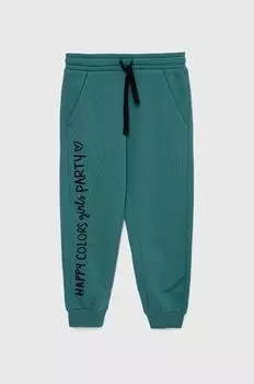 Детские спортивные штаны United Colors of Benetton, бирюзовый