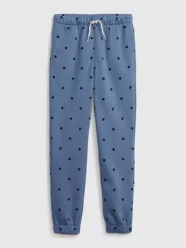 Детские спортивные штаны в горошек Gap, синий