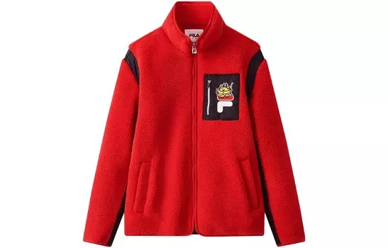 Детские стеганые куртки Fila Kids, красный