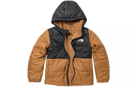 Детские стеганые куртки The North Face, коричневый