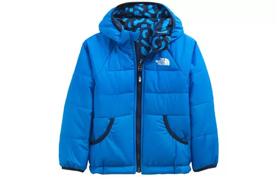 Детские стеганые куртки The North Face, синий