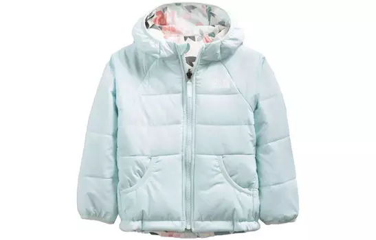 Детские стеганые куртки The North Face, светло-голубой