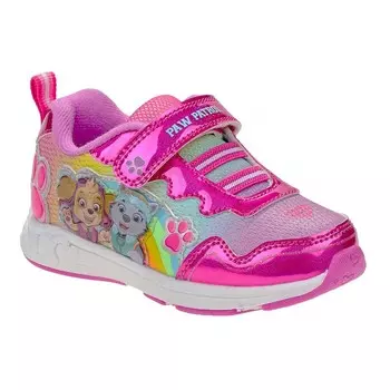 Детские светящиеся кроссовки Skye и Everest для девочек Paw Patrol Licensed Character, цвет Fuchsia