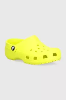 Детские тапочки Classic Kids Clog Crocs, зеленый