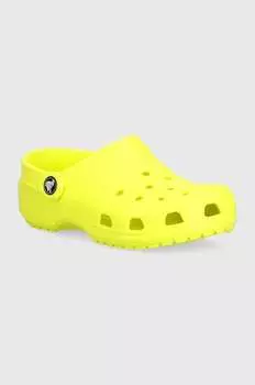 Детские тапочки Classic Kids Clog Crocs, зеленый